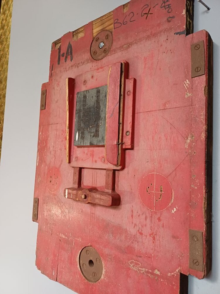 Vintage Industrial Pattern Mould Wall Hanging – SIMCO Slipper Base No.1-A - Image 6