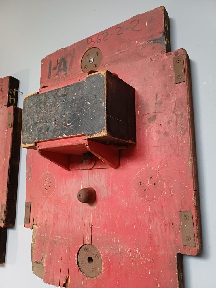 Vintage Industrial Pattern Mould Wall Art - SIMCO Slipper Base Block - Image 4