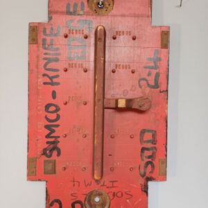Red Industrial Pattern Mould Wall Hanging – Knife Edge SDD 2-4