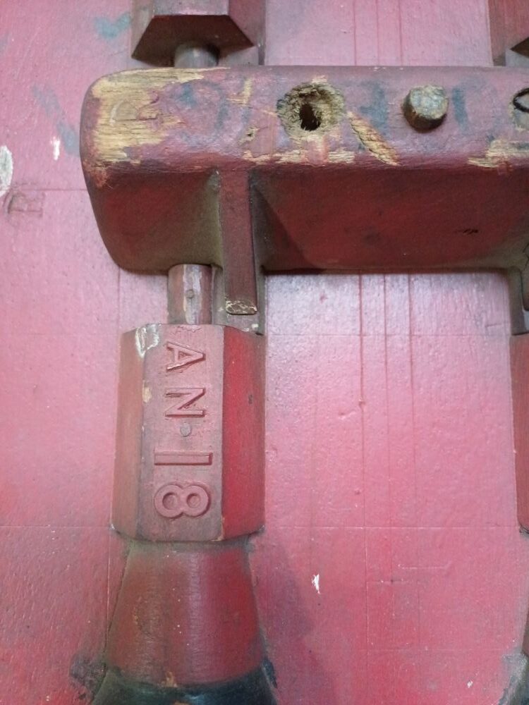 Red Industrial Pattern Mould Wall Hanging - Oil Pump 2-B - Image 6