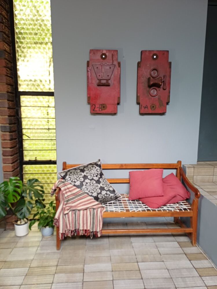 Red Industrial Pattern Mould Wall Hanging - Shaft End Housing Seal 1-A - Image 9