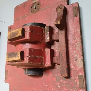 Red Industrial Pattern Mould Wall Hanging - SIMCO A/B 2070