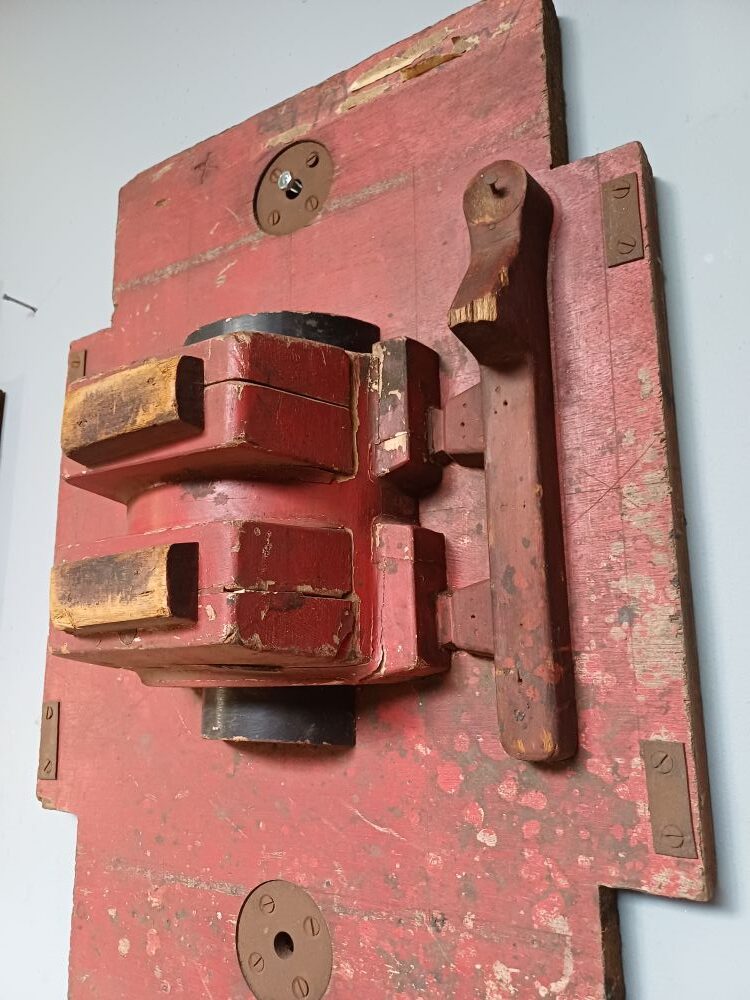 Red Industrial Pattern Mould Wall Hanging - SIMCO A/B 2070