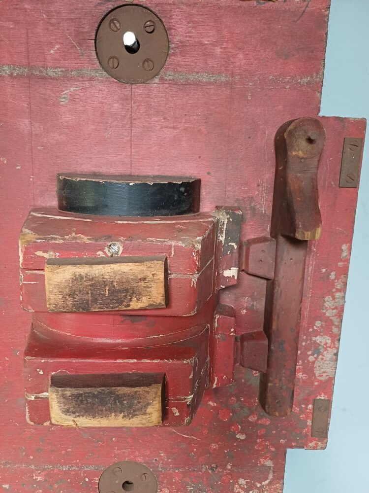 Red Industrial Pattern Mould Wall Hanging - SIMCO A/B 2070 - Image 7