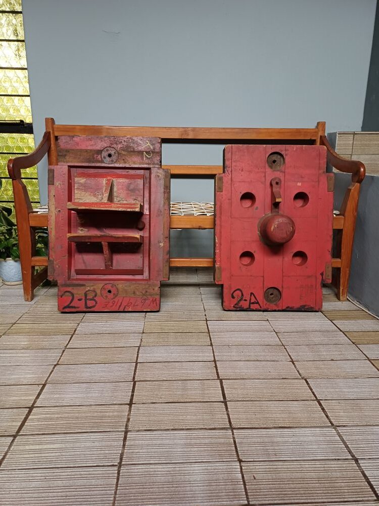 Red Industrial Pattern Mould Wall Hanging - SIMCO Wheel Drg 2056 (2-A) - Image 3