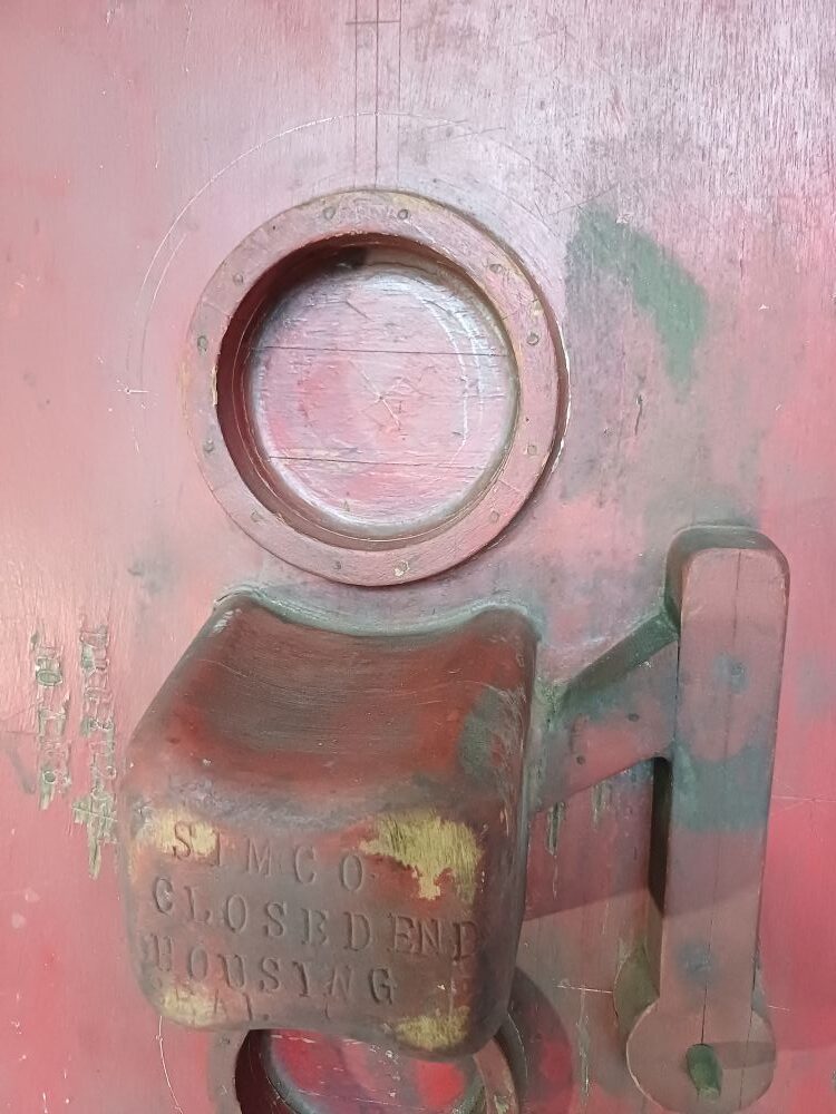 Red Industrial Pattern Mould Wall Hanging - Closed End Housing Seal 3A - Image 2