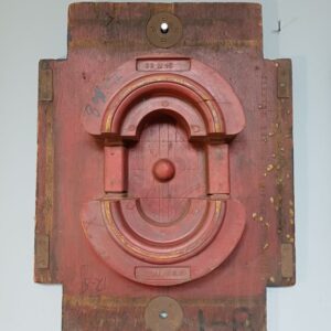 Red Industrial Pattern Mould Wall Hanging - SIMCO Counter Lights 88 M15 (1-B)
