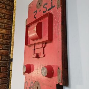 Red Industrial Pattern Mould Wall Hanging - SIMCO TS-2 IPPER-TOP 2-B