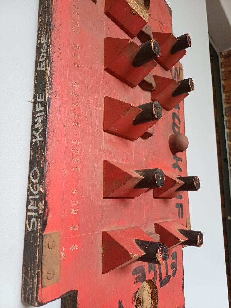Red Industrial Pattern Mould Wall Hanging - Knife Edge SD 2-5 3A - Image 6