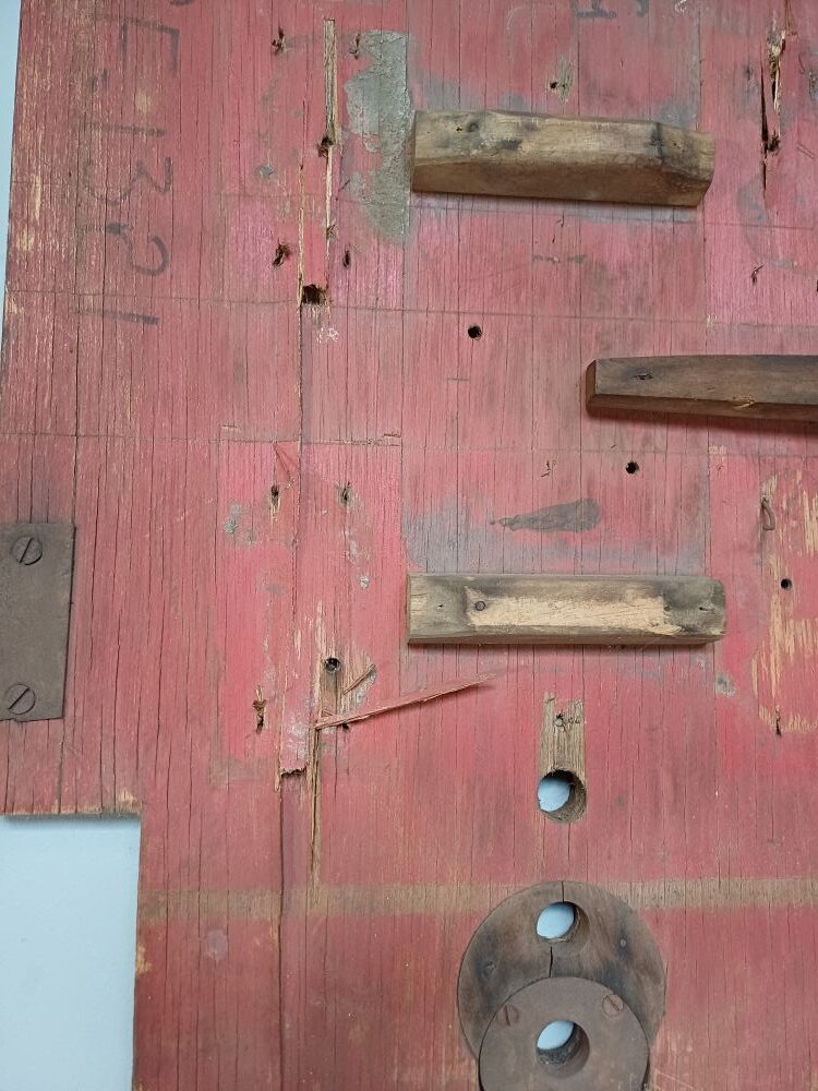 Red Industrial Pattern Mould Wall Hanging - SIMCO Reverser Wheel Bush 4362 - Image 3