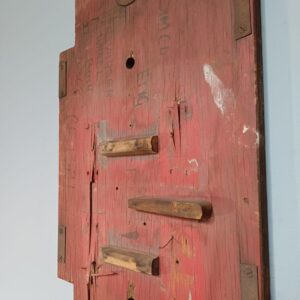 Red Industrial Pattern Mould Wall Hanging - SIMCO Reverser Wheel Bush 4362
