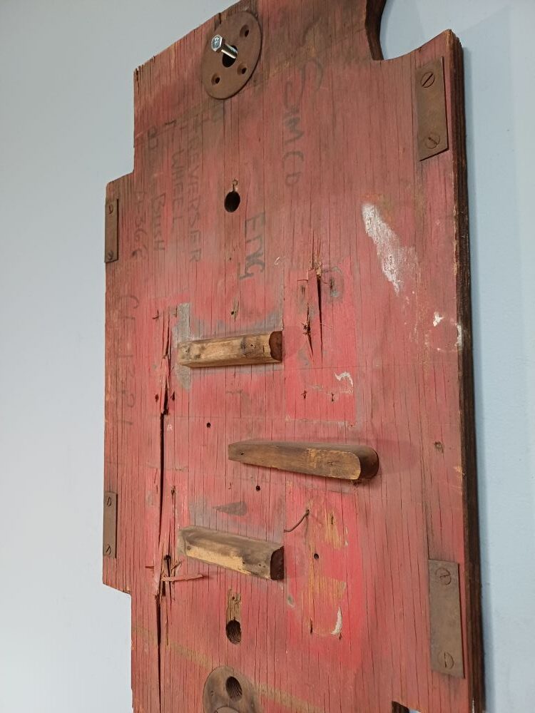 Red Industrial Pattern Mould Wall Hanging - SIMCO Reverser Wheel Bush 4362