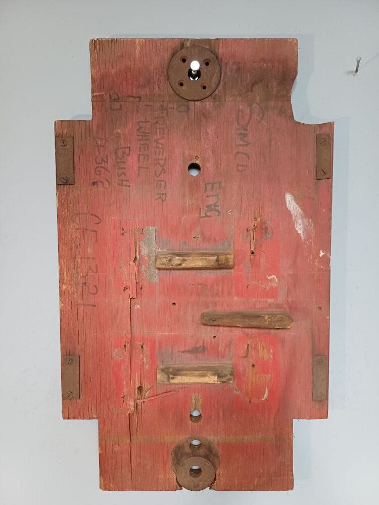 Red Industrial Pattern Mould Wall Hanging - SIMCO Reverser Wheel Bush 4362 - Image 2