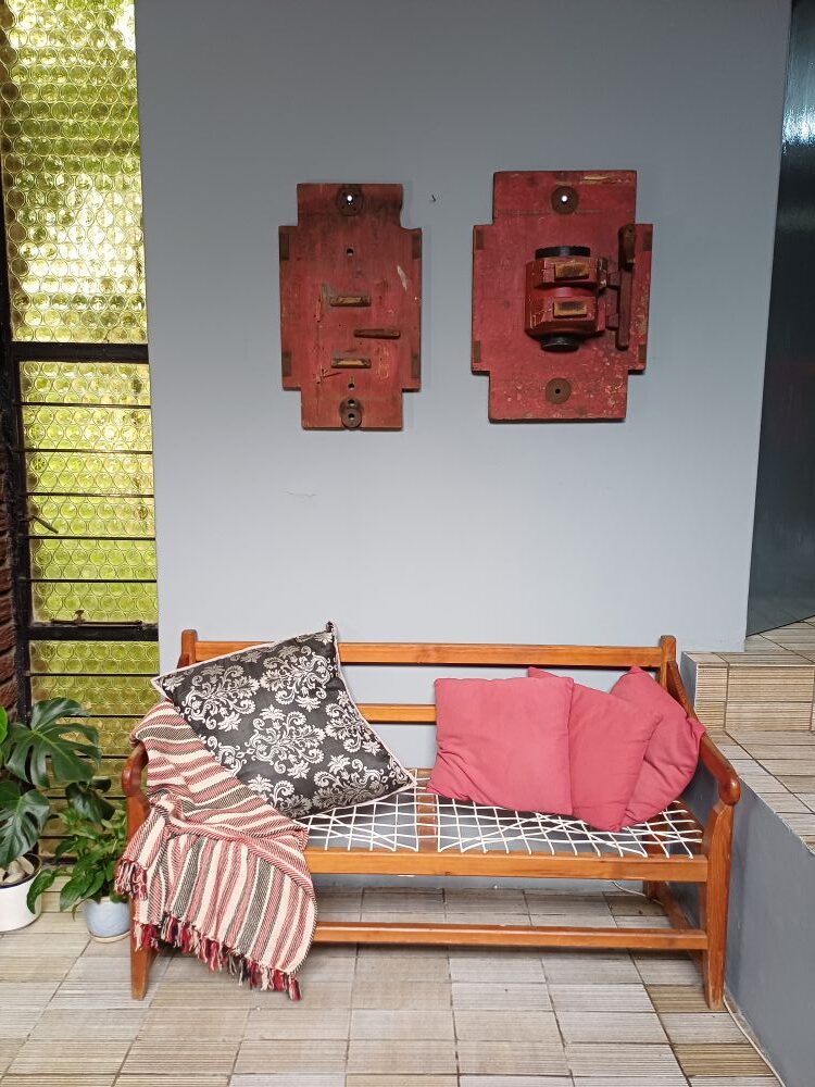 Red Industrial Pattern Mould Wall Hanging - SIMCO Reverser Wheel Bush 4362 - Image 4