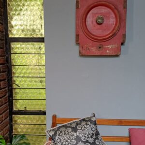Red Industrial Pattern Mould Wall Hanging - Ring A2 110 (1A)