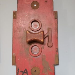 Red Industrial Pattern Mould Wall Hanging - Shaft End Housing Seal 1-A