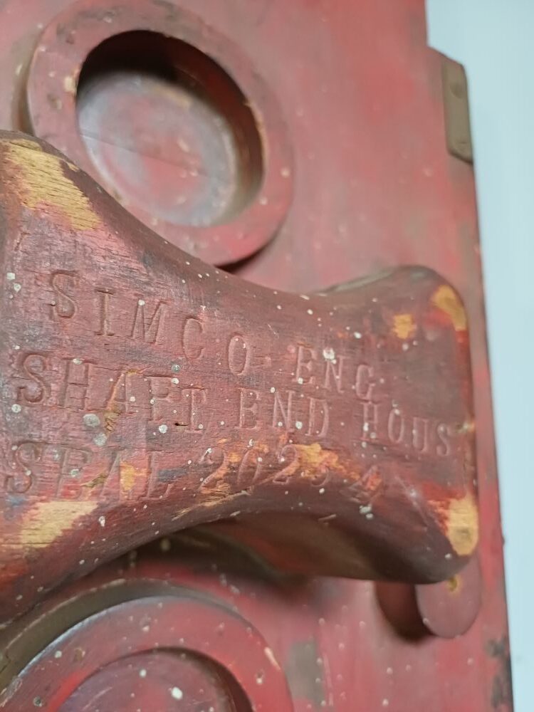 Red Industrial Pattern Mould Wall Hanging - Shaft End Housing Seal 1-A - Image 7