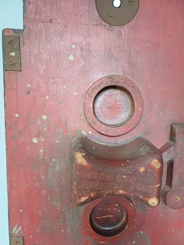 Red Industrial Pattern Mould Wall Hanging - Shaft End Housing Seal 1-A - Image 6