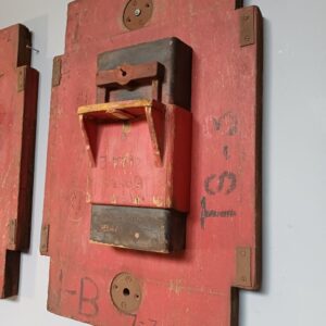 Red Industrial Pattern Mould Wall Hanging - SIMCO Slipper Base TS-3 (1-B) – R1