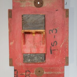 Red Industrial Pattern Mould Wall Hanging – SIMCO Slipper Base TS-3 (1-B) – R2
