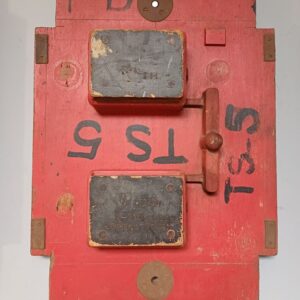 Red Industrial Pattern Mould Wall Hanging - SIMCO Slipper Base TS-5 (1-B)