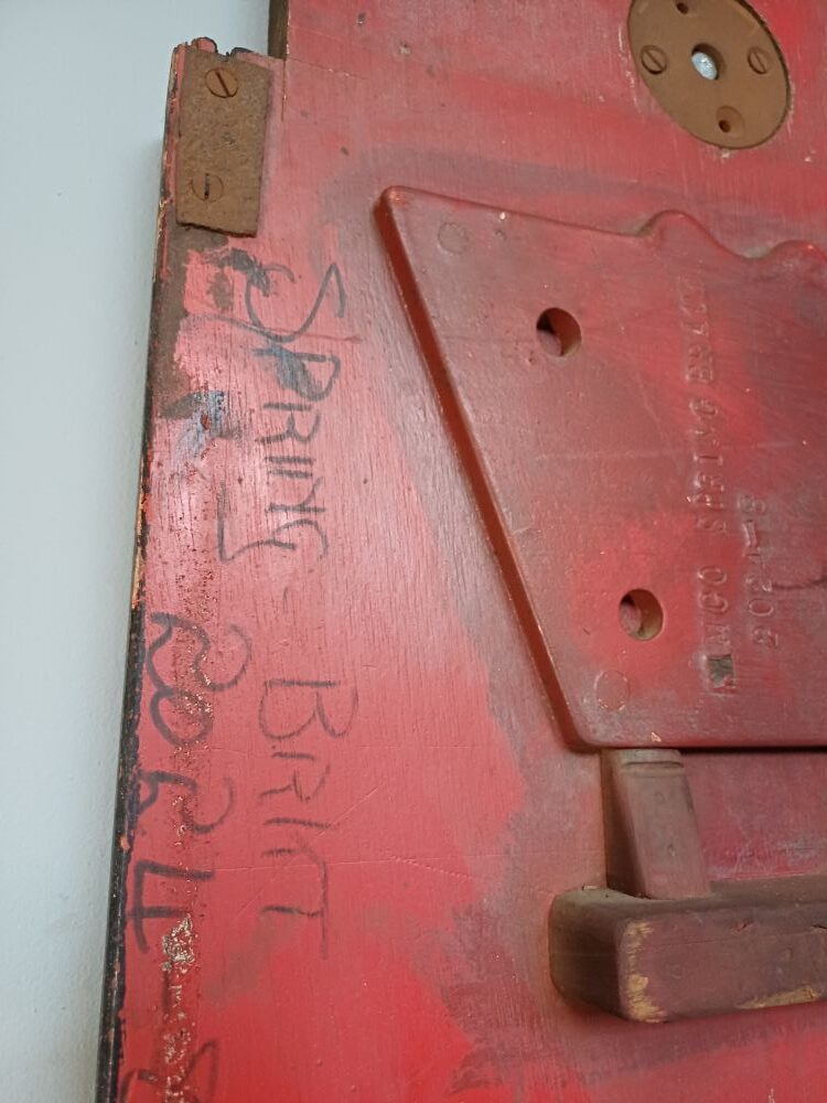 Red Industrial Pattern Mould Wall Hanging - Spring Bracket Plate 2-B - Image 3