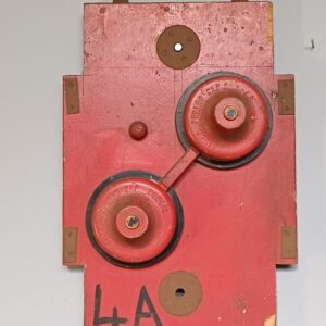 Red Industrial Pattern Mould Wall Hanging - Spring Cap 4A