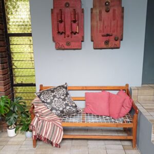 Red Industrial Pattern Mould Wall Hanging - SIMCO TS-6 Twin Form (2-A)