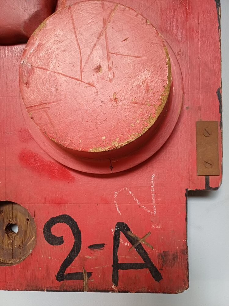 Red Industrial Pattern Mould Wall Hanging - SIMCO Wheel Drawing 2056 (2-A) - Image 6