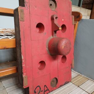 Red Industrial Pattern Mould Wall Hanging - SIMCO Wheel Drg 2056 (2-A)