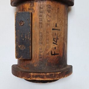 Industrial Barrel Wall Hanging - White’s Port Cement PB Brass SK746