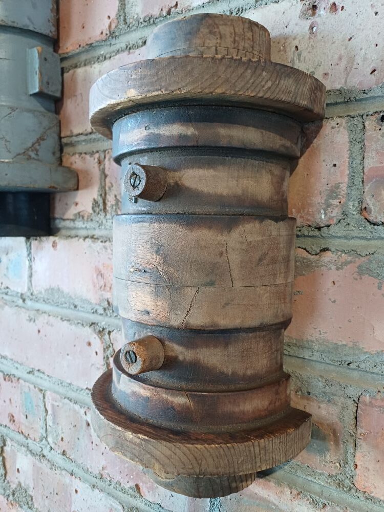 Industrial Wooden Barrel Wall Hanging - L117 - Image 7
